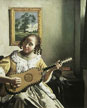Vermeer, Jan, The Guitar Player Fine Art Oil Painting Vermeer, Jan, The Guitar Player Fine Art Oil Painting