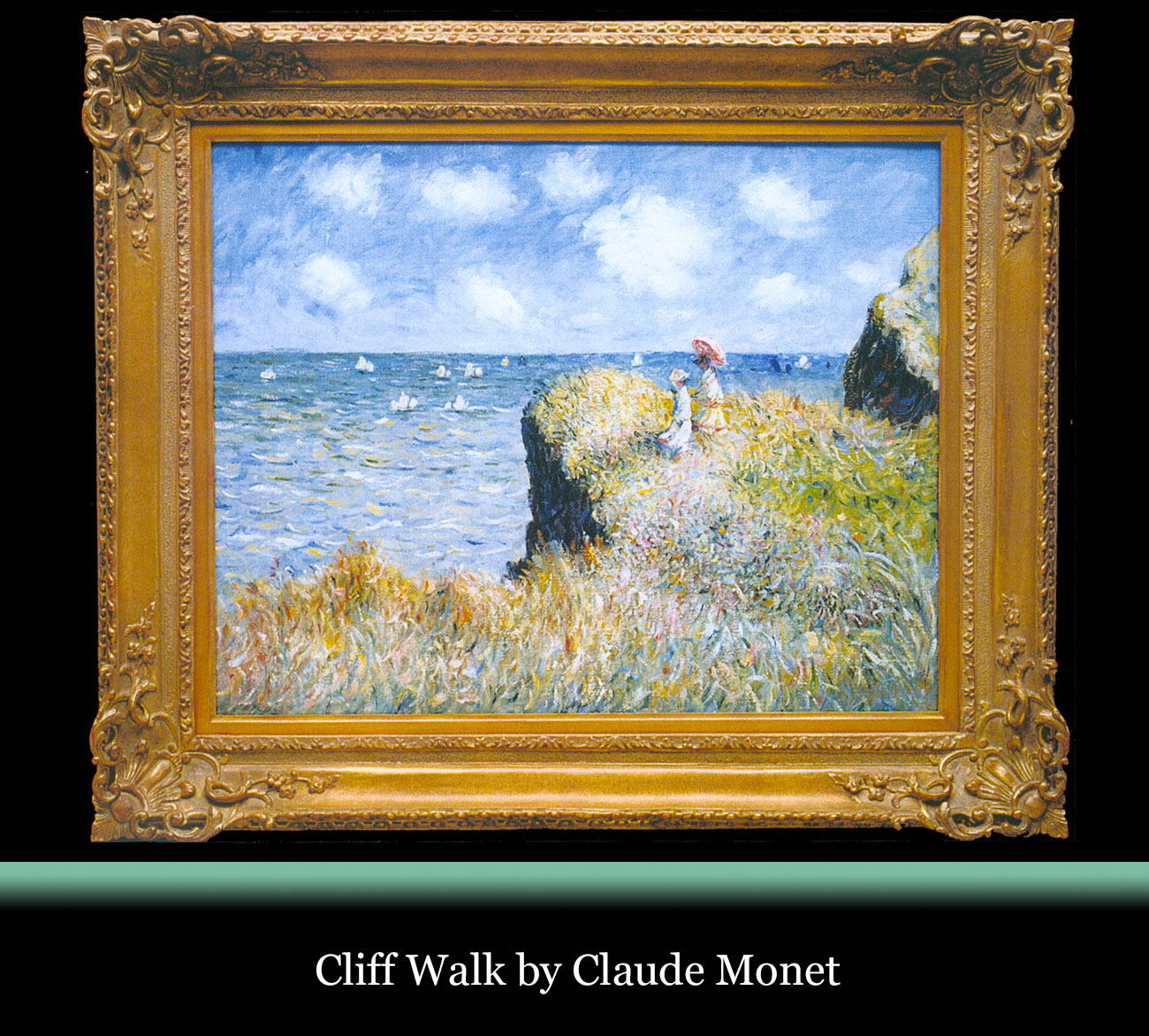 Cliff Walk, Claude Monet_Re-Creation