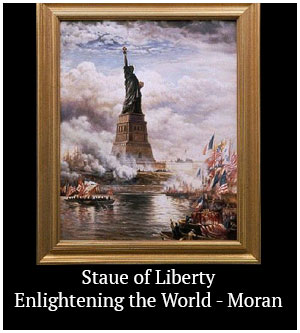 Statue of Liberty Enlightening the World - Moran