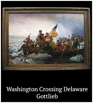 Washington Crossing Delaware - Gottlieb