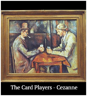 the card players - cezanne