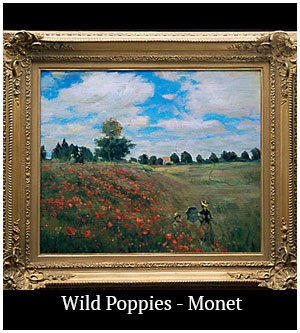 Wild Poppies - Monet