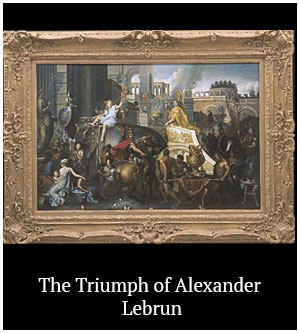 The Triumph of Alexander - Lebrun