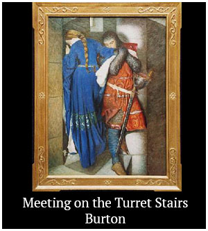 Meeting on the Turret Stairs - Burton
